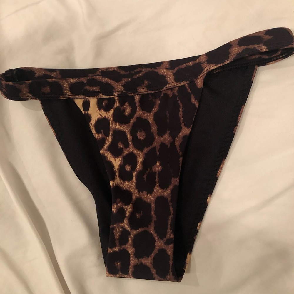 Isidora the label leopard swim bottoms XS! NEW
